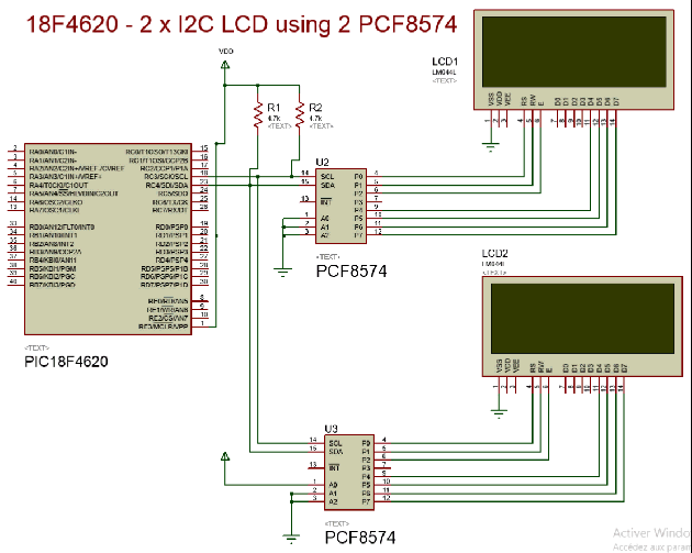 18F4620 I2C LCD